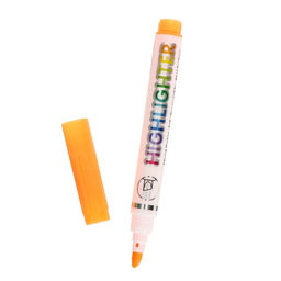 Цена за 6 шт. Маркер-текстовыделитель, наконечник скошенный 4 мм, оранжевый