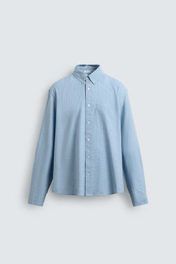 CAMISA ALGOD?N SOFT / Azul claro