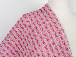 24С222-ШР/у. 75*140 Полотенце Домовой цв. 3 рис. 209 розовый с чёрным - Текс-дизайн фото 11