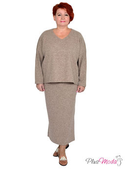 Джемпер Модель №1521 размеры 44-84 - Plusmoda фото 8