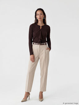 Bisiklet Yaka F?rf?rl? Bluz