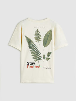 Bisiklet Yaka Bask?l? Erkek ?ocuk Ti??rt