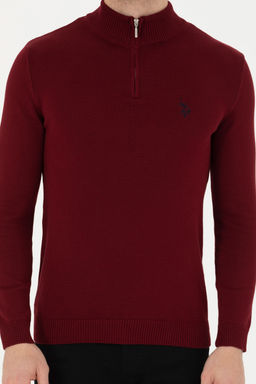 Мужской бордово-красный свитер - U.s. polo assn фото 20