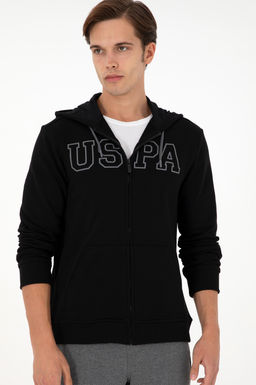 Мужской черный вязаный кардиган Неожиданная скидка в корзине - U.s. polo assn фото 3