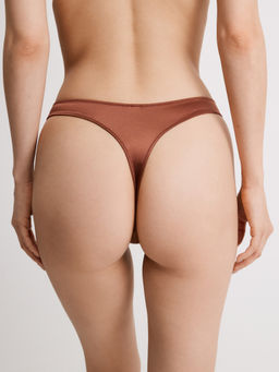 Infinity / Трусы стринг жен Isen ореховый - Infinity Lingerie фото 2