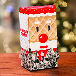 Цена за 10 шт. Подарочная коробка С Новым годом 10,1 х 8,2 х 20,2 см - Simaland фото 6