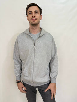 KM1854 Толстовка и футболка OVER SIZE (плотный хлопок) СВ_СЕРЫЙ/СВ_СЕРЫЙ