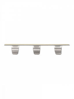 Крючок на липучке 2,5x12x2 серый нержавеющая сталь - Lucky фото 3