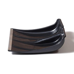 Цена за 2 шт. Ковш лопаты для уборки снега, 380×360 мм, пластик, оцинкованная планка, тулейка 30 мм, «Снежок»