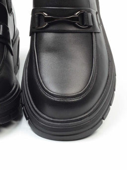 01-5251-1 BLACK Ботинки демисезонные (искусственная кожа, байка) - No name фото 15