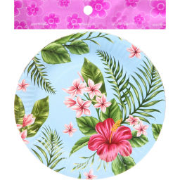 Тарелка бумажная 18 см в наборе 10 шт "Тропическое настроение"