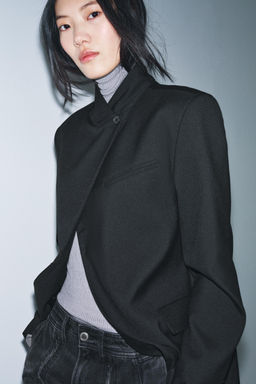 WOOL BLEND BLAZER ZW COLLECTION - Zara фото 9