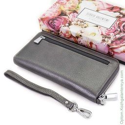 Женский кожаный кошелек на молнии Sergio Valentini СВ 8118-2023  фото 3