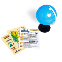 Развивающий набор Глобус - изучаем мировые достопримечательности - Эврики фото 2