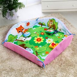 Игровой коврик для детей Манеж, диаметр 85 см, виды МИКС, Крошка Я  фото 4