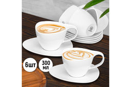 Чайный набор 12 пр. 300 мл Колоранс белый