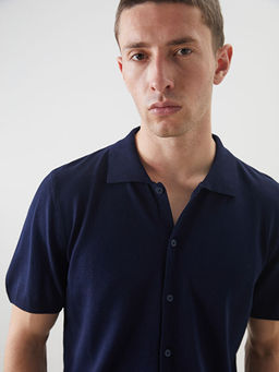 Standart Kal?p Polo Yaka Erkek Triko H?rka