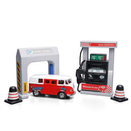 Набор машин "Автобусная заправка"  вкоробке