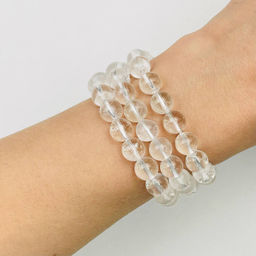 Бусины для украшений из Горного Хрусталя (45 бусин)