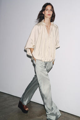 STRIPED PYJAMA TROUSERS ZW COLLECTION