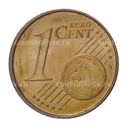 Монета 1 евроцент 2013 года Испания