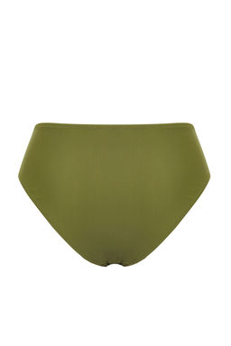 TRENDYOLMILLA Siyah Yuksek Bel Drapeli Regular Bikini Alt? TBESS25BA00030  фото 18