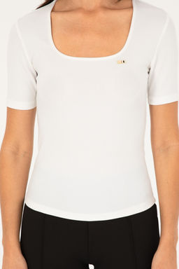 U. S. Polo Assn / Женская белая футболка - U.s. polo assn фото 12
