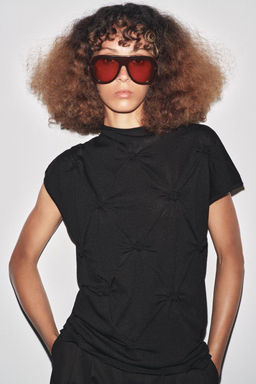 KNOT DETAIL KNIT TOP - Zara фото 5