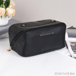 Косметичка 23,5х11х10,5 см / XN-005BL /уп 50/черная