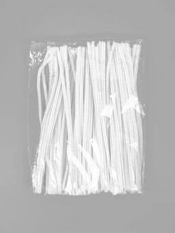 Синельная проволока, набор 90 шт., белая, 30 см