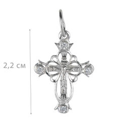 Крест, куб.циркон., ТРК3-125