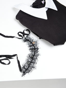 Чокер ажурный черный PR3638 черный - Mini maxi фото 6