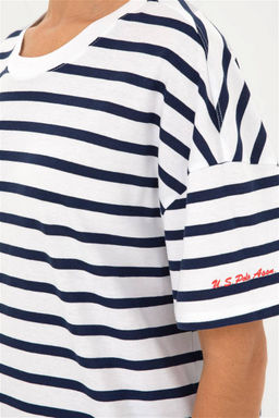 U. S. Polo Assn / Женская белая футболка с круглым вырезом - U.s. polo assn фото 7