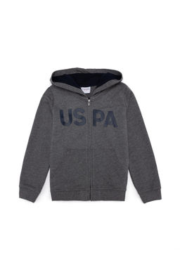 Толстовка для мальчиков антрацитовый меланж Basic - U.s. polo assn фото 4