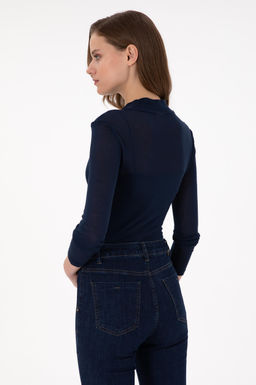 Женский темно-синий свитшот Неожиданная скидка в корзине - U.s. polo assn фото 5