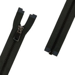 Молния Трактор GAMMA ZipGlaze декоративная глянцевая 50 см Тип 5 5 шт разъёмная однозамковая ЧЕРНЫЙ №310