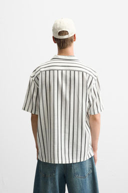 STRIPED TEXTURED SHIRT - Zara фото 3