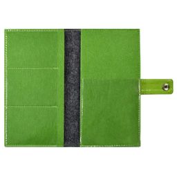 Органайзер-обложка д/путешествий арт.45282/30 ФЕТР ГРАФИТ.+ФЕТР САЛАТОВ.+САРИФ САЛАТОВ. - Escalada фото 4