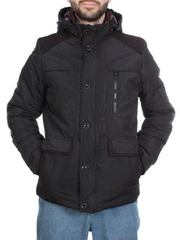 J83010 BLACK Куртка мужская зимняя NEW B BEK (150 гр. синтепон) - Фабричный китай фото 2
