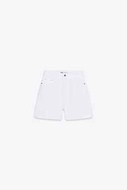 Z1975 MOM-FIT HIGH-WAIST SHORTS - Zara фото 7
