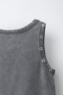 TOP TACHAS / Gris antracita - Zara фото 5