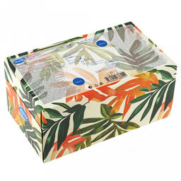 Салфетки бумажные 20х19см "Универсальные", 2-х слойные, 200 штук в упаковке, микс (Россия)