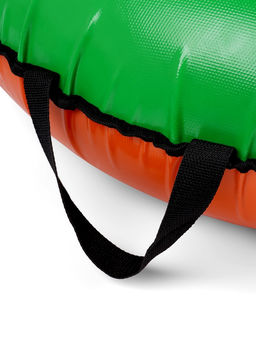 Тюбинг – ватрушка, диаметр чехла 93 см, оранжевая, зелёная
