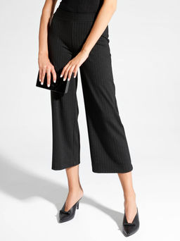 CONTE Кюлоты с высокой посадкой с легким мерцанием люрекса TRESOR shiny black - Conte elegant фото 2