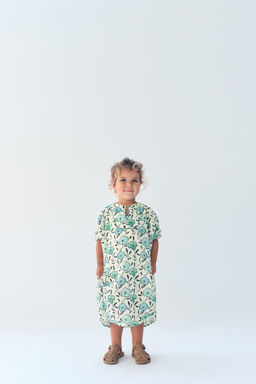 2-14 A?OS/ VESTIDO KAFT?N ESTAMPADO FLORES LIMITED EDITION / Estampado