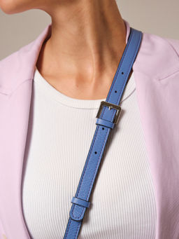 Замшевая сумка Azaro 31049 сиреневый закат