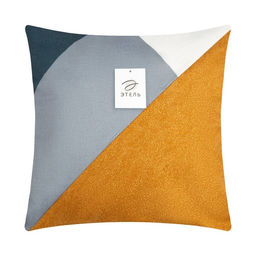 Наволочка декоративная Этель Геометрия цвет серый/желтый 45 х 45 см, 100% п/э  фото 11
