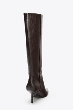 POINTED HIGH-HEEL BOOTS - Zara фото 5