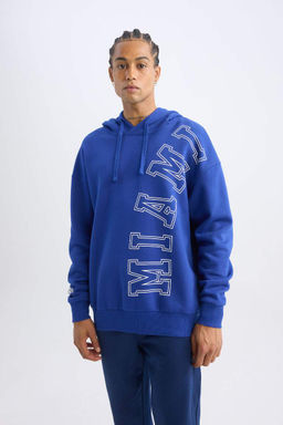 DeFactoFit Толстовка оверсайз с капюшоном NBA Miami Heat  фото 4