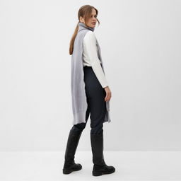 Снуд трансформер MINAKU, размер 56-58, серый